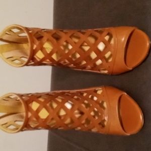 Tan summer sandals